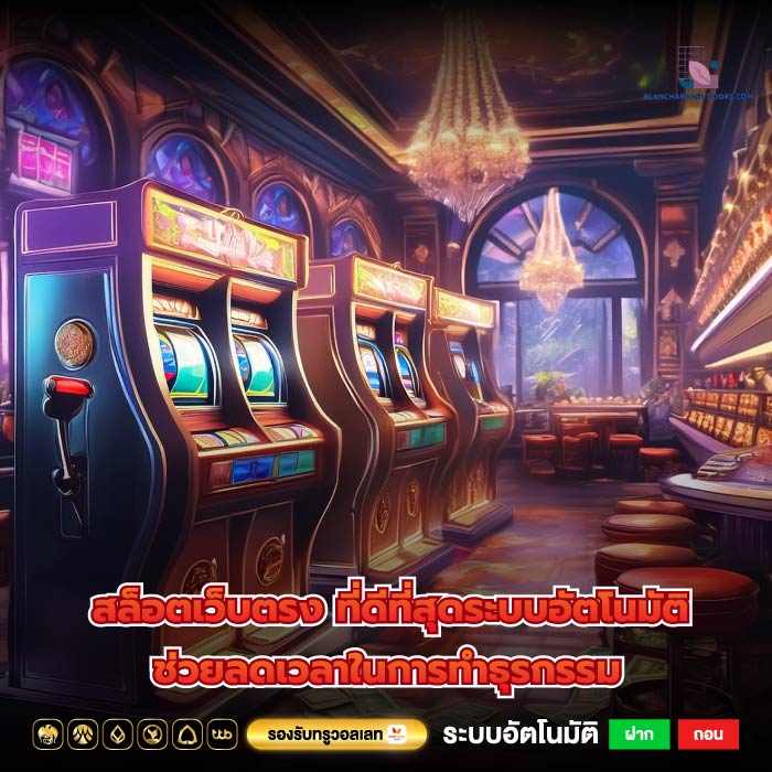 สล็อตเว็บตรง ที่ดีที่สุดระบบอัตโนมัติช่วยลดเวลาในการทำธุรกรรม